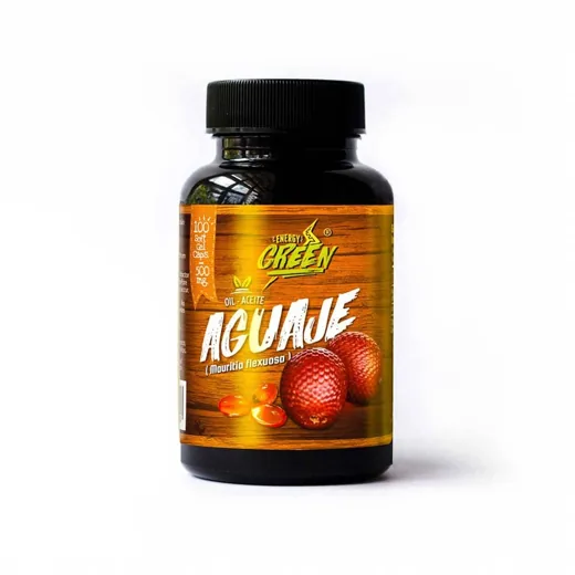 Cápsulas softgel de aceite de aguaje, frasco de 100