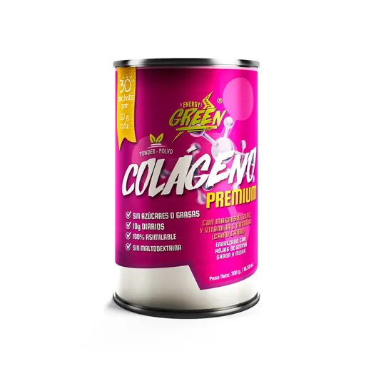 Colágeno en polvo PREMIUM, pote de 30 sticks